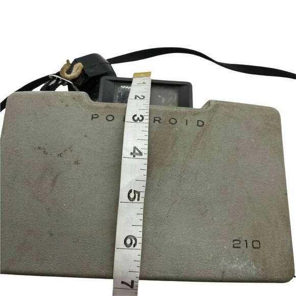 Polaroid Land Camera Automatic 210 Silver Black Fab Pop Up Lens Portable 6.5" - Picture 10 of 16